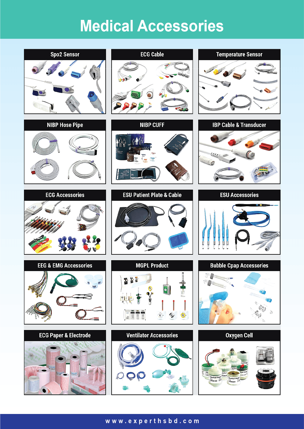 Critical care monitoring equipment